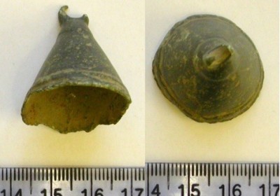 Figure 3: Medieval Copper Alloy Harness Bell [online available at: https://finds.org.uk/database/images/image/id/126059 [last accessed 10/12/2015